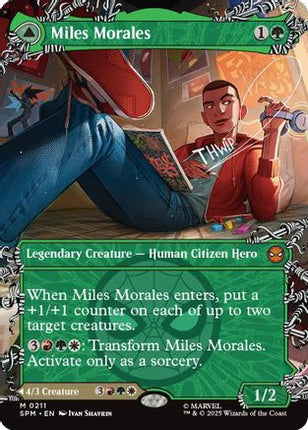 Miles Morales (0211) (Borderless) [Marvel's Spider-Man] Foil