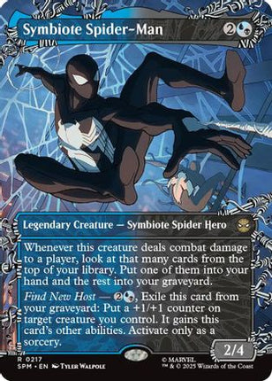 Symbiote Spider-Man (Borderless) [Marvel's Spider-Man] Foil