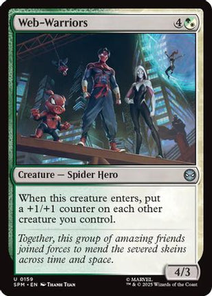 Web-Warriors [Marvel's Spider-Man] Foil