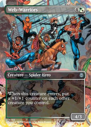 Web-Warriors (Borderless) [Marvel's Spider-Man] Foil