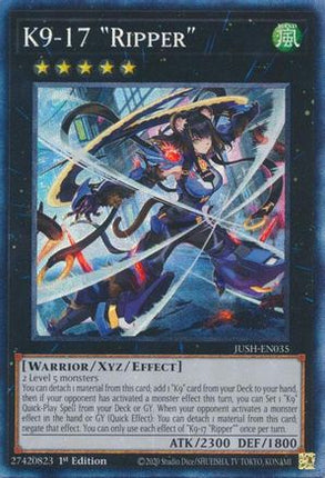 K9-17 "Ripper"  [JUSH-EN035] Collector's Rare 1st Edition