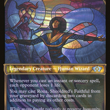 Rona, Sheoldred's Faithful (Showcase) [Multiverse Legends] Halo Foil