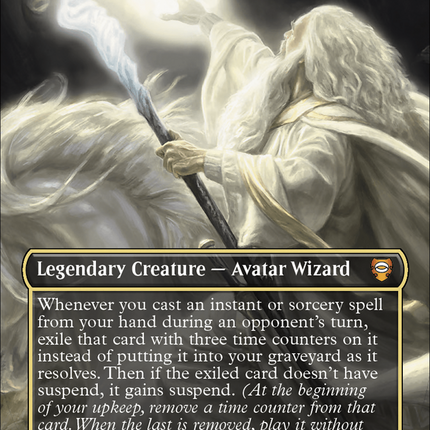 Gandalf of the Secret Fire (Borderless) [Tales of Middle-earth Commander] Surge Foil