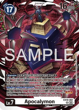 Apocalymon [EX10-061] [Sinister Order] Foil