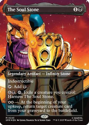 The Soul Stone (Borderless) [Marvel's Spider-Man] Foil