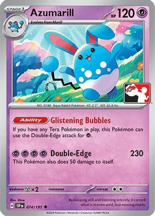 Azumarill 074- Prize Pack Series Cards