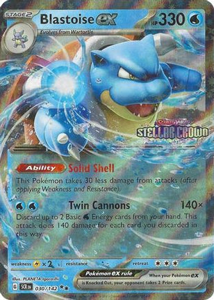 Blastoise ex (Stellar Crown Stamp) - 30/null [Miscellaneous Cards & Products] Holofoil
