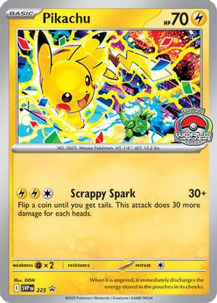 Pikachu - 225 (World Championship 2025) - 225/null [SV: Scarlet & Violet Promo Cards]