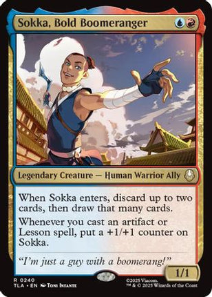 Sokka, Bold Boomeranger [Avatar: The Last Airbender] Foil