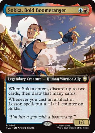 Sokka, Bold Boomeranger (Extended Art) [Avatar: The Last Airbender] Foil