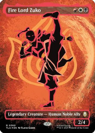 Fire Lord Zuko (Borderless Battle Pose) [Avatar: The Last Airbender] Foil