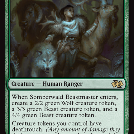 Somberwald Beastmaster [Foundations Jumpstart] Foil