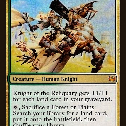 Knight of the Reliquary [Duel Decks: Knights vs. Dragons] Foil