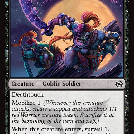 Nightblade Brigade [Tarkir: Dragonstorm] Foil