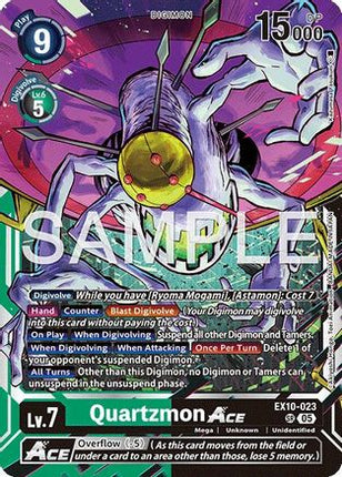Quartzmon ACE [EX10-023] [Sinister Order] Foil