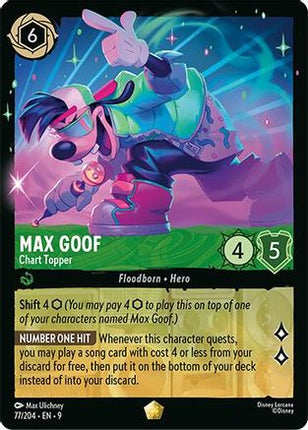 Max Goof - Chart Topper (77/204) - Fabled Cold Foil