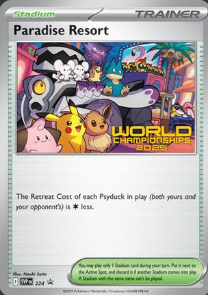 Paradise Resort - 224 (World Championships 2025) - 224/null [SV: Scarlet & Violet Promo Cards]