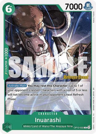 Inuarashi (OP12-022) - Legacy of the Master Release Event Cards
