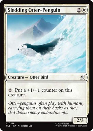 Sledding Otter-Penguin [Avatar: The Last Airbender: Eternal-Legal] Foil