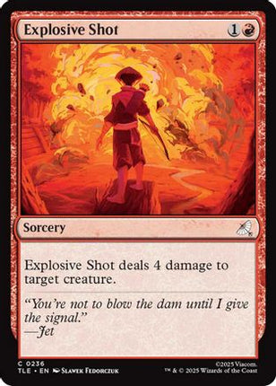 Explosive Shot [Avatar: The Last Airbender: Eternal-Legal] Foil