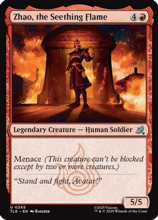 Zhao, the Seething Flame [Avatar: The Last Airbender: Eternal-Legal] Foil