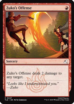 Zuko's Offense [Avatar: The Last Airbender: Eternal-Legal] Foil