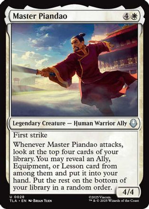 Master Piandao [Avatar: The Last Airbender] Foil