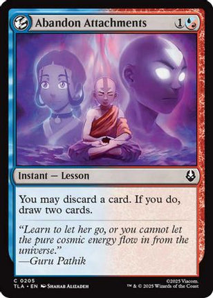 Abandon Attachments [Avatar: The Last Airbender] Foil
