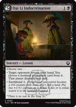 Dai Li Indoctrination [Avatar: The Last Airbender] Foil