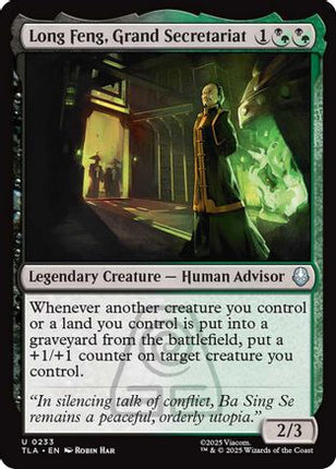 Long Feng, Grand Secretariat [Avatar: The Last Airbender] Foil