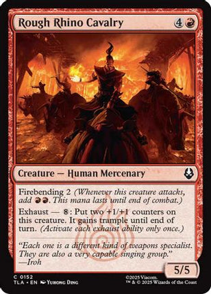 Rough Rhino Cavalry [Avatar: The Last Airbender] Foil