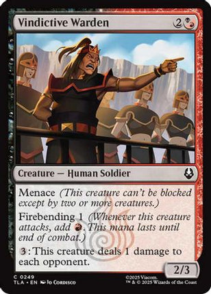 Vindictive Warden [Avatar: The Last Airbender] Foil
