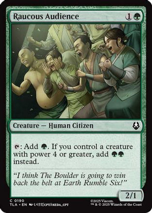 Raucous Audience [Avatar: The Last Airbender] Foil