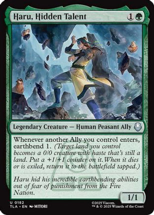 Haru, Hidden Talent [Avatar: The Last Airbender] Foil