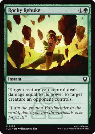 Rocky Rebuke [Avatar: The Last Airbender] Foil