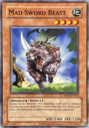Mad Sword Beast (Common / Short Print) [RP02-EN023] Unlimited