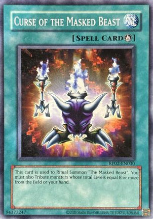 Curse of the Masked Beast (Common / Short Print) [RP02-EN030] Unlimited