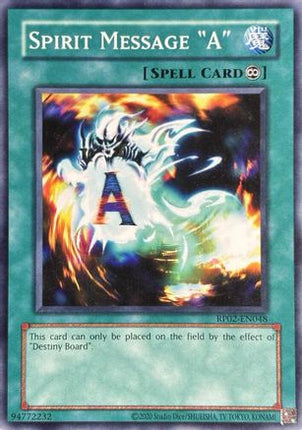 Spirit Message "A" (Common / Short Print) [RP02-EN048] Unlimited