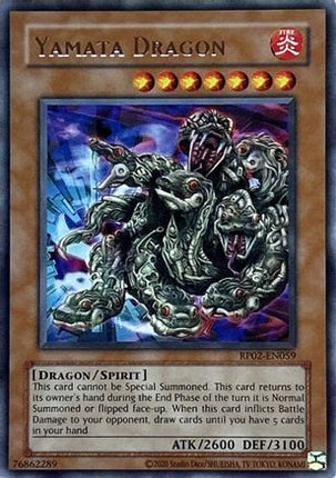 Yamata Dragon (Rare) [RP02-EN059] Unlimited