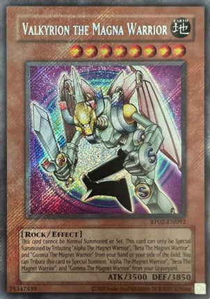 Valkyrion the Magna Warrior (Secret Rare) [RP02-EN092] Unlimited