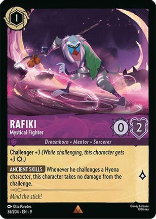 Rafiki - Mystical Fighter (36/204) - Fabled Cold Foil