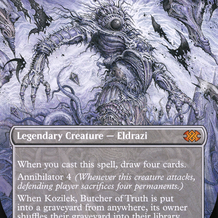 Kozilek, Butcher of Truth (Borderless) [Double Masters 2022]