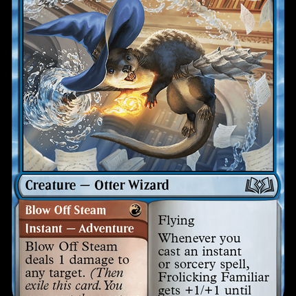 Frolicking Familiar // Blow Off Steam [Wilds of Eldraine]