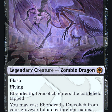 Ebondeath, Dracolich [Adventures in the Forgotten Realms Promos] Foil