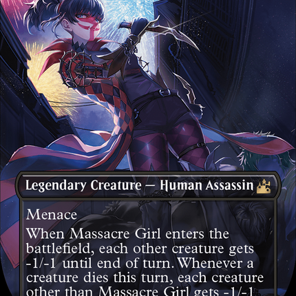 Massacre Girl (Borderless) [Ravnica Remastered]