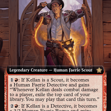 Kellan, Planar Trailblazer (Extended Art) [Foundations] Foil