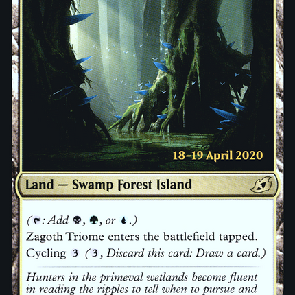 Zagoth Triome [Ikoria: Lair of Behemoths Promos] Prerelease Foil