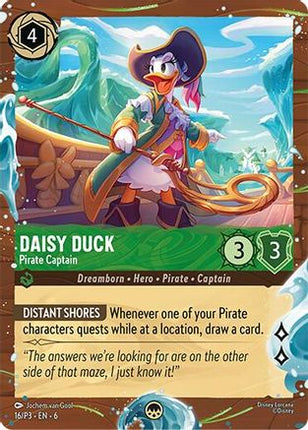 Daisy Duck - Pirate Captain (Disney Cruise Promo) (16/P3) - Disney Lorcana Promo Cards Holofoil
