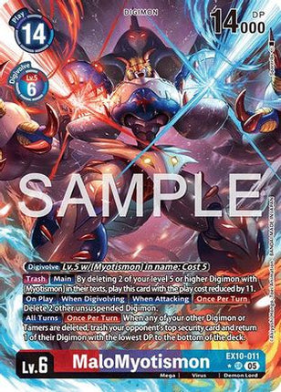 MaloMyotismon (Alternate Art) [EX10-011] [Sinister Order] Foil