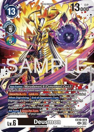Deusmon [EX10-073] [Sinister Order] Foil